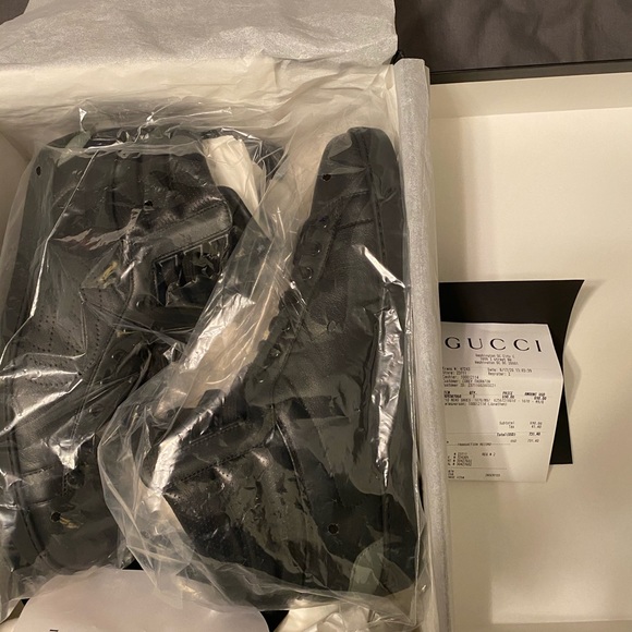 Men size 9.5 high top Gucci sneakers - Picture 3 of 6